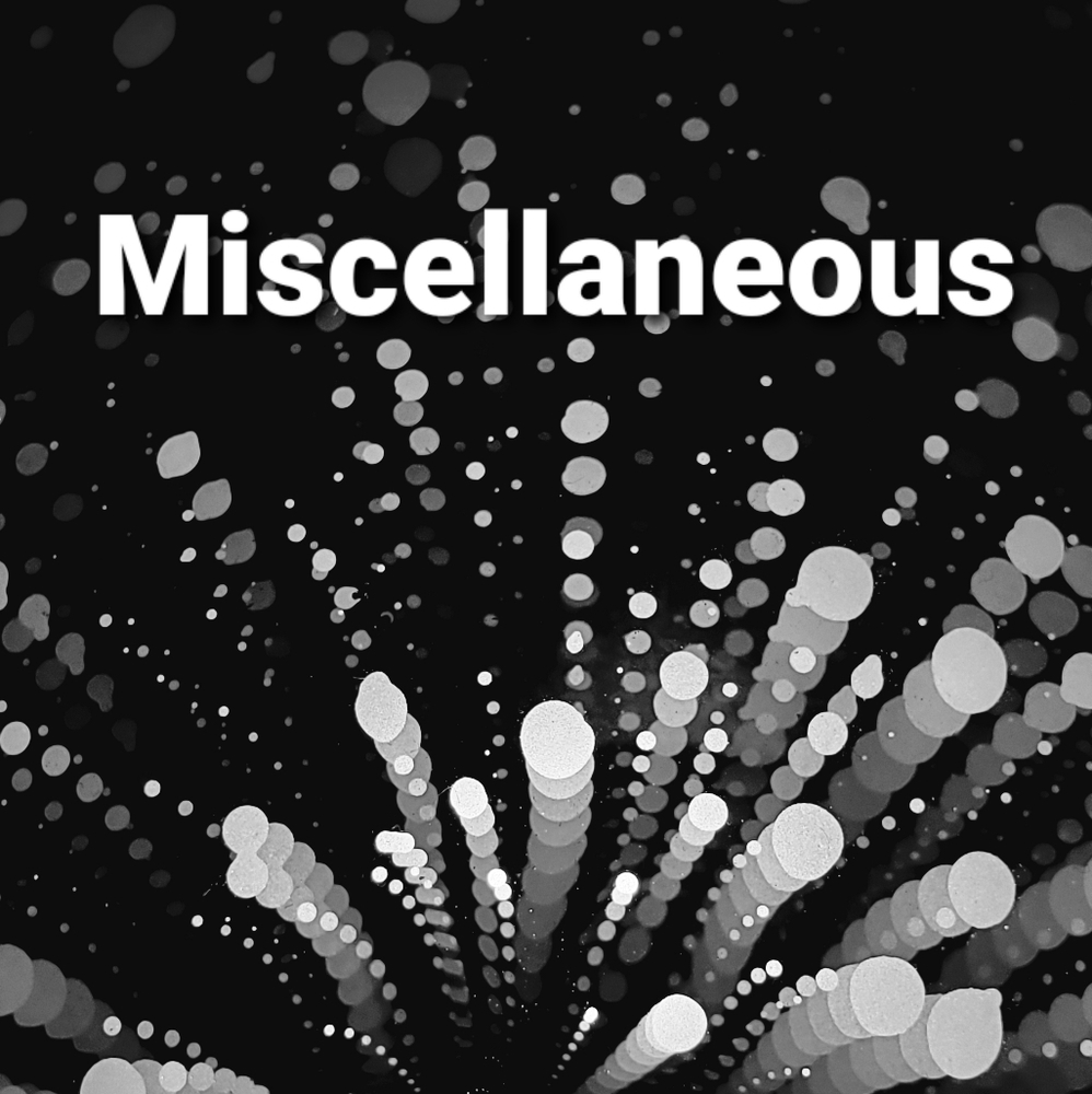 Miscellaneous Items